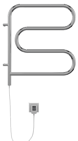 Электро 25 F-обр 600х600 поворотный Полотенцесушитель TERMINUS Салехард - фото 2
