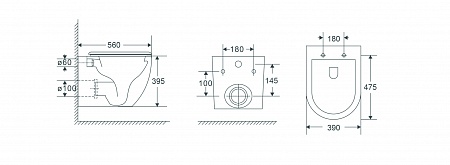 Подвесной унитаз безободковый Terminus Енисей Monolit 560х390 белый Салехард - фото 8 Подвесной унитаз безободковый Terminus Енисей Monolit 560х390 белый Салехард - фото 8
